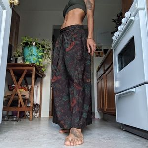 vintage floral skirt